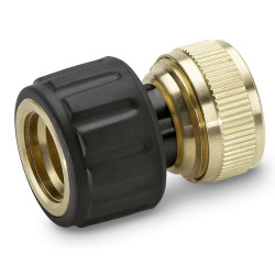 Месингов куплунг за маркучи с Aqua Stop KARCHER 3/4"