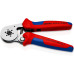 Кримп клещи KNIPEX самонастройващи се за кабелни гилзи, 180mm
