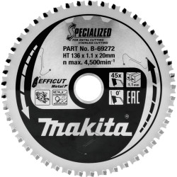 Циркулярен диск MAKITA 136x20x45