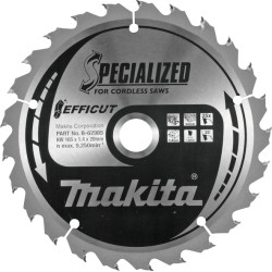 Циркулярен диск MAKITA 165 x 20 x 25Т