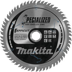 Циркулярен диск MAKITA 165 x 20 x 60Т