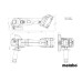 Акумулаторен ъглошлайф METABO  W 18 7-125 Solo