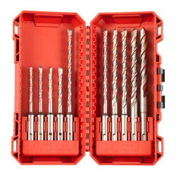Комплект свредла за бетон MILWAUKEE SDS+ M2, 5 -12 mm 10 броя