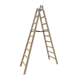 Дървена стълба "TEX STAR" 2.85 m 2x9