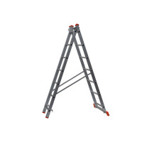 Двураменна алуминиева стълба STS B10B2/200, 2x7