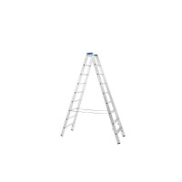 Двустранна алуминиева стълба STS A04ANP/225 - 2х9