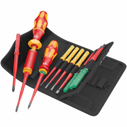 Изтънени отвертки WERA Kraftform Kompakt VDE16, 1,2-3,0 Nm