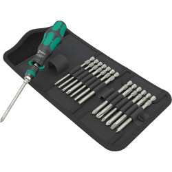 Комплект отвертка с държач и тресчотка WERA Kraftform Kompakt 838 RA-R M Set 1