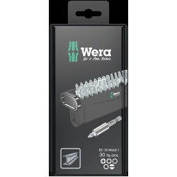 Комплект битове WERA Bit-Check 30 Metal 1 SB, 30 броя