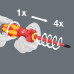 Отвертка - ръкохватка WERA 827 T i Turbo, 9x125mm