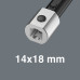 Ключ динамометричен за приставки WERA 14x18 mm, Click-Torque X 7, 10-100 Nm