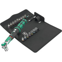 Комплект динамометричен ключ WERA Safe-Torque A 1, комплект за ВиК отопление и вентилация, 1/4", 2-12 Nm, 20 части