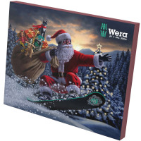 Коледен календар с инструменти WERA 2024, 25 части
