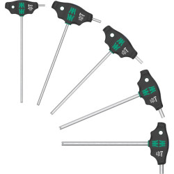 Комплект Т-отвертки WERA 454/5 HF SHK Hex-Plus - 5 части