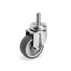 Гумено колело с шпилка Tellure Rota, 80 mm