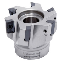 Челен фрезер с карбидни вложки 90° BERNARDO, 63 mm / B 22