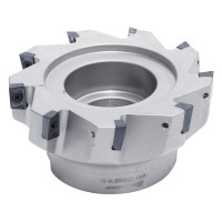 Челен фрезер с карбидни вложки 90° BERNARDO, 125 mm / B 40