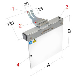 Предпазно устройство за шлифовъчни машини BERNARDO PMA-S, размер 1