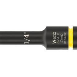 Ударна вложка WERA 8790 B Impaktor Deep 1/4" x63 mm