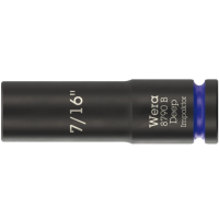 Ударната вложка WERA 8790 B Impaktor Deep 7/16" x63 mm
