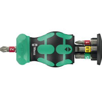 Отвертка с битове WERA Kraftform Kompakt Stubby RA 1, 6части