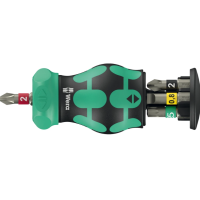 Отвертка с битове WERA Kraftform Kompakt Stubby RA 2, 6части
