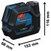 Точков лазер BOSCH GCL 12V-50-22 CG