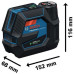 Точков лазер BOSCH GCL 12V-50-22 CG със статив