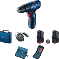 Акумулаторен ударен винтоверт BOSCH GSB 120-Li+консумативи