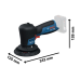 Машина за полиране BOSCH GPX 12V-125 - Solo