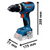 Акумулаторен винтоверт BOSCH GSB 18V-65