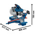 Циркуляр за рязане чрез потапяне BOSCH GCM 340-305 D