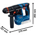 Акумулаторен перфоратор BOSCH GBH 18V-18 X - Solo