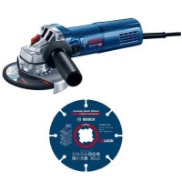 Ъглошлайф BOSCH GWS 9-125 S + 1 x X-LOCK Carbide Multiwheel