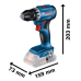 Комплект инструменти BOSCH 18V GSR + GWS + GBH + 3 x 4,0 Ah + GAL 18V-40