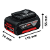 Комплект инструменти BOSCH 18V GSR + GWS + GBH + 3 x 4,0 Ah + GAL 18V-40