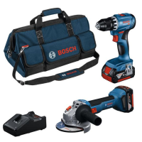 Акумулаторен комплект BOSCH GSR + GWS + 2x4,0Ah + GAL