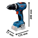Комплект инструменти BOSCH 18V - GSB + GBH + GWS + GSA + GLI + 3x5,0 Ah + GAL