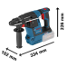 Комплект инструменти BOSCH 18V - GSB + GBH + GWS + GSA + GLI + 3x5,0 Ah + GAL