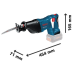 Комплект инструменти BOSCH 18V - GSB + GBH + GWS + GSA + GLI + 3x5,0 Ah + GAL