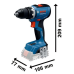 Акумулаторен комплект BOSCH GSR + GWS + GBH + GBA 2x18V 4,0Ah + GAL 18V-40