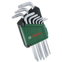Комплект ключове BOSCH TORX - 9 броя