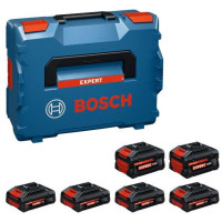Комплект акумулаторни батерии BOSCH EXPERT 4 x EXBA 18V-40 + 2 x EXBA 18V-80 Комплект акумулаторни батерии BOSCH EXPERT 4 x EXBA 18V-40 + 2 x EXBA 18V-80