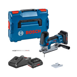 Акумулаторен прободен трион BOSCH GST 18V-155 SC, 2x4.0 Ah, L-BOXX
