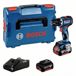 Акумулаторен винтоверт BOSCH GSR 18V-90 C, 2x4,0Ah, L-BOXX