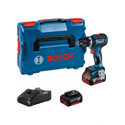 Акумулаторен ударно-пробивен винтоверт BOSCH GSB 18V-90 C, 2x4,0Ah, L-BOXX