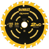 Циркулярен диск за дърво DeWALT DT10624-QZ, 165 x 20 x 1,6 mm