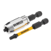 Комплект битове с магнитен държач DeWALT PH2-57 mm, 3 части