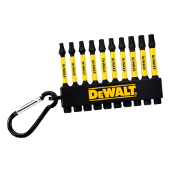 Комплект ударни битове с карабинер DeWALT DT7275-QZ, T20, T25, T30