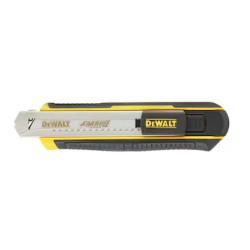Макетен нож DeWALT DWHT0-10249, 100x18 mm, с 3 резервни остриета
